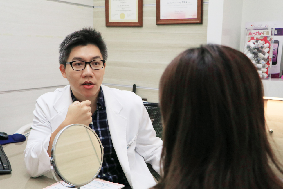 雙下巴脂肪堆積