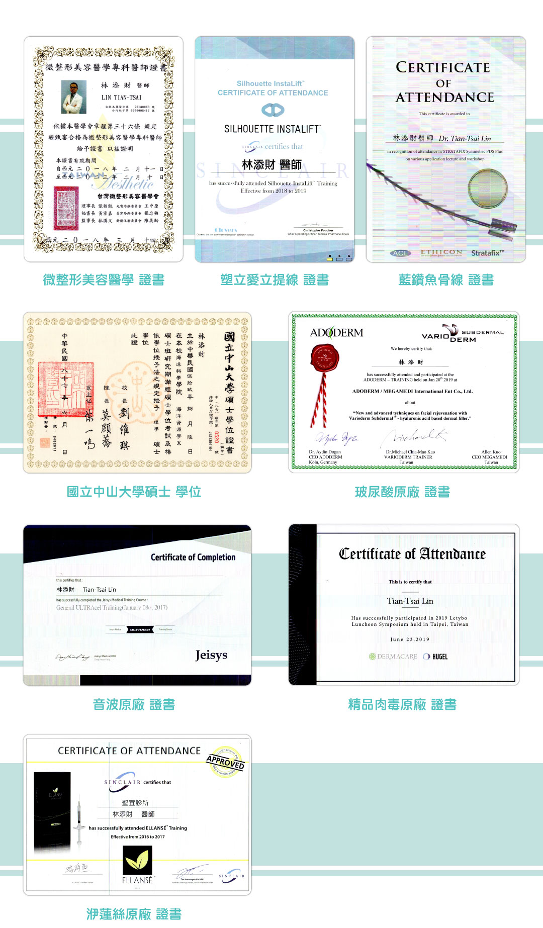 林添財醫師證書